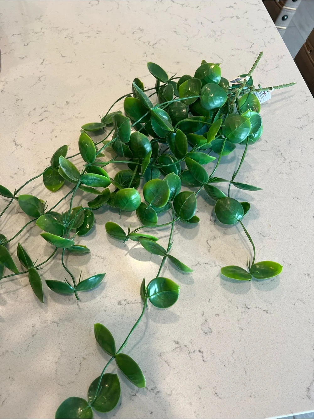 NWT - 2 Faux Green Trailing Vine Stems